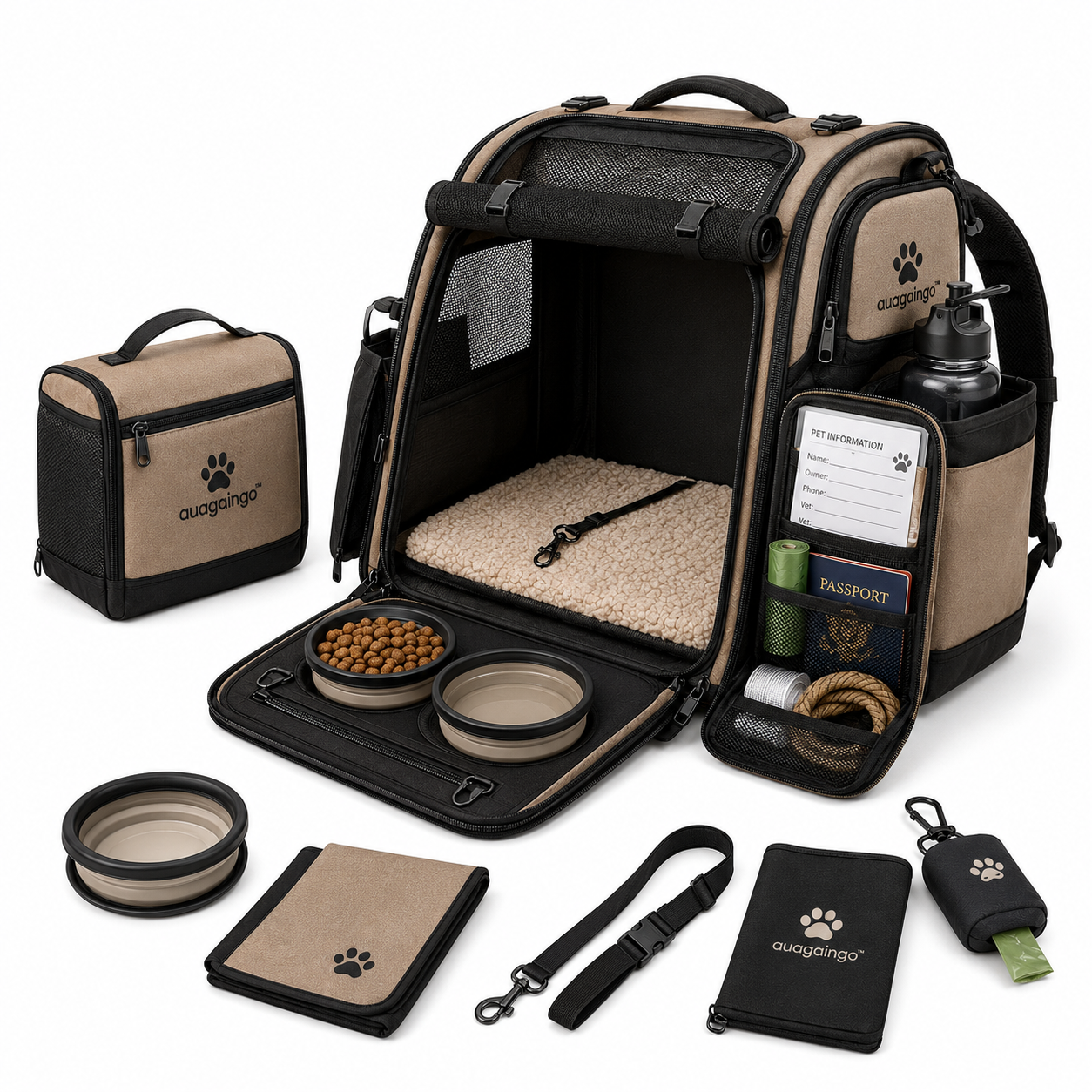 auagaingo™ Grab-and-Go Pet Emergency & Travel Command Pack