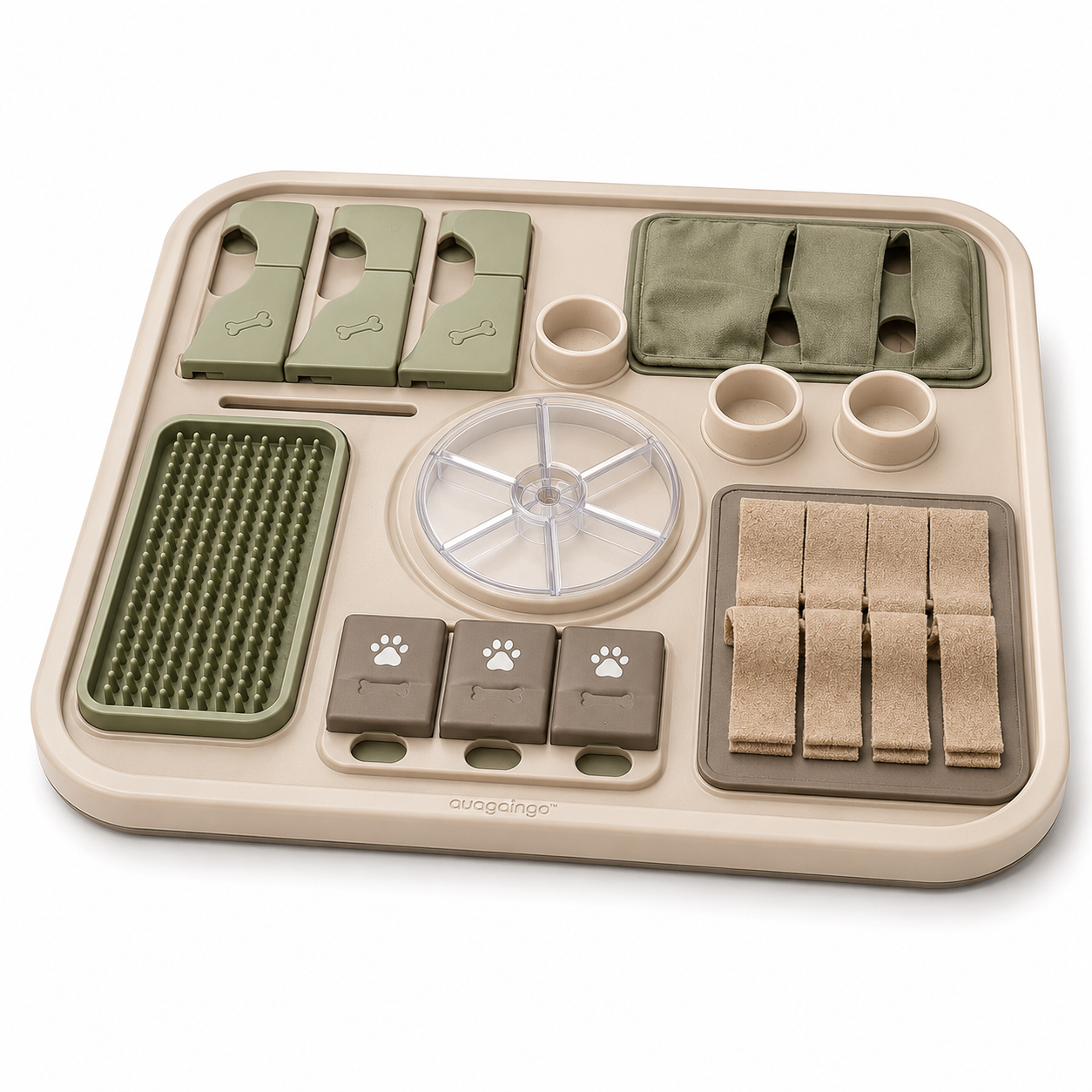 auagaingo™ Modular Sniff & Slow-Feed Activity Board